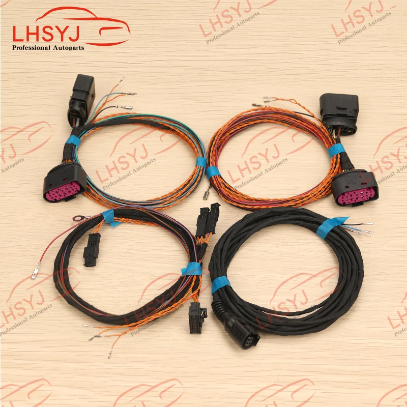 Xenon Headlight Auto Leveling Range Headlight Cornering AFS Wire cable Harness for VW Passat B8