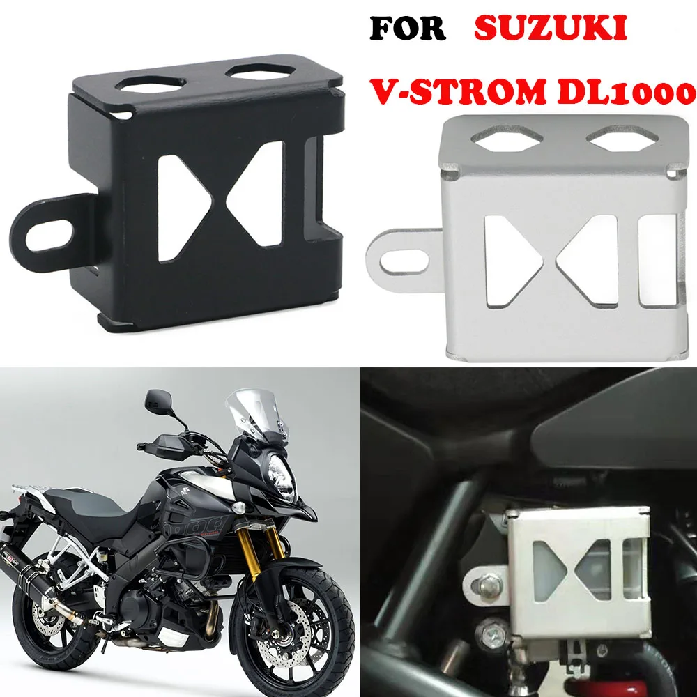 For SUZUKI DL1000 V-Strom 1000 DL 2015 - 2019 Motorcycle Rear Brake Reservoir Cup Cap Guard Oil Tank Cover Ptotector