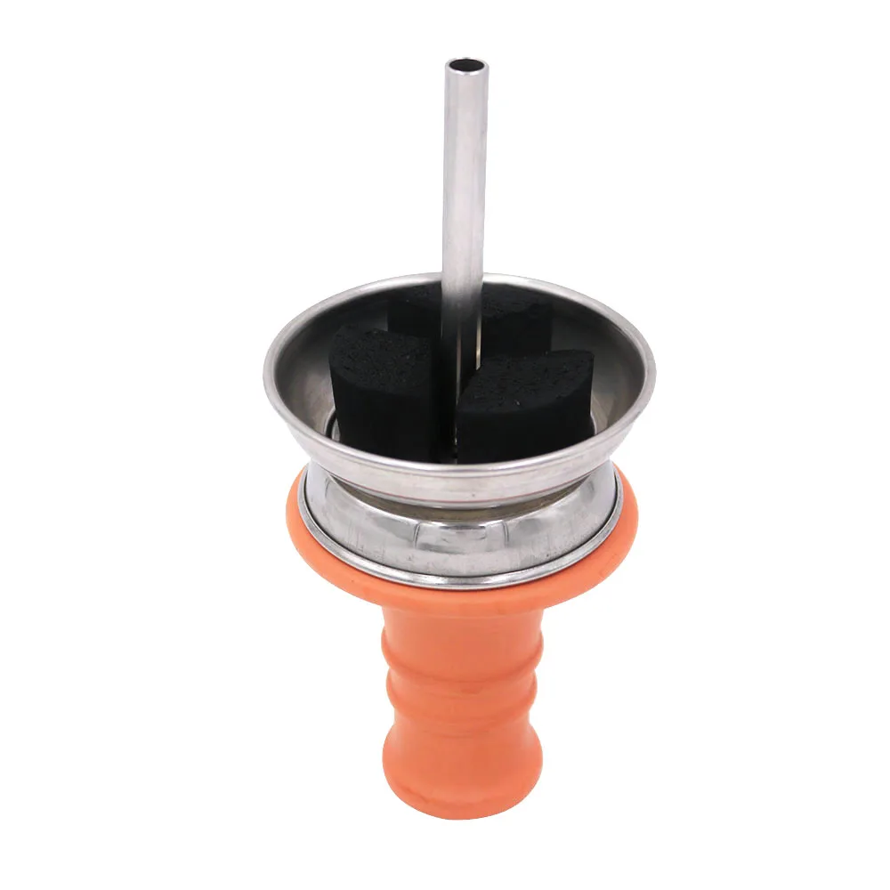 1PC Hookah Charcoal Holder Metal Material  Shape Hole No Handle Accessories Tobacoo Hookah Shisha Charcoal Holder