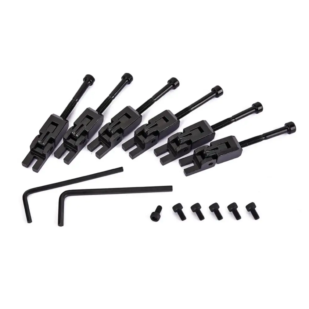 Hot Sale 6Pcs Double Locking System String Saddles for Floyd Rose Guitar Tremolo Bridge electric guitar ремень для гитары