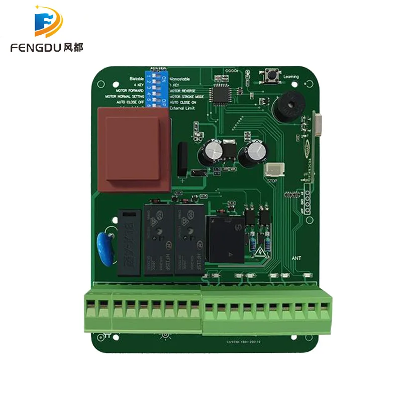 Controlador de puerta de garaje inalámbrico, controlador de Motor Tubular de obturador rodante, transmisor receptor RF de 433Mhz, el más nuevo