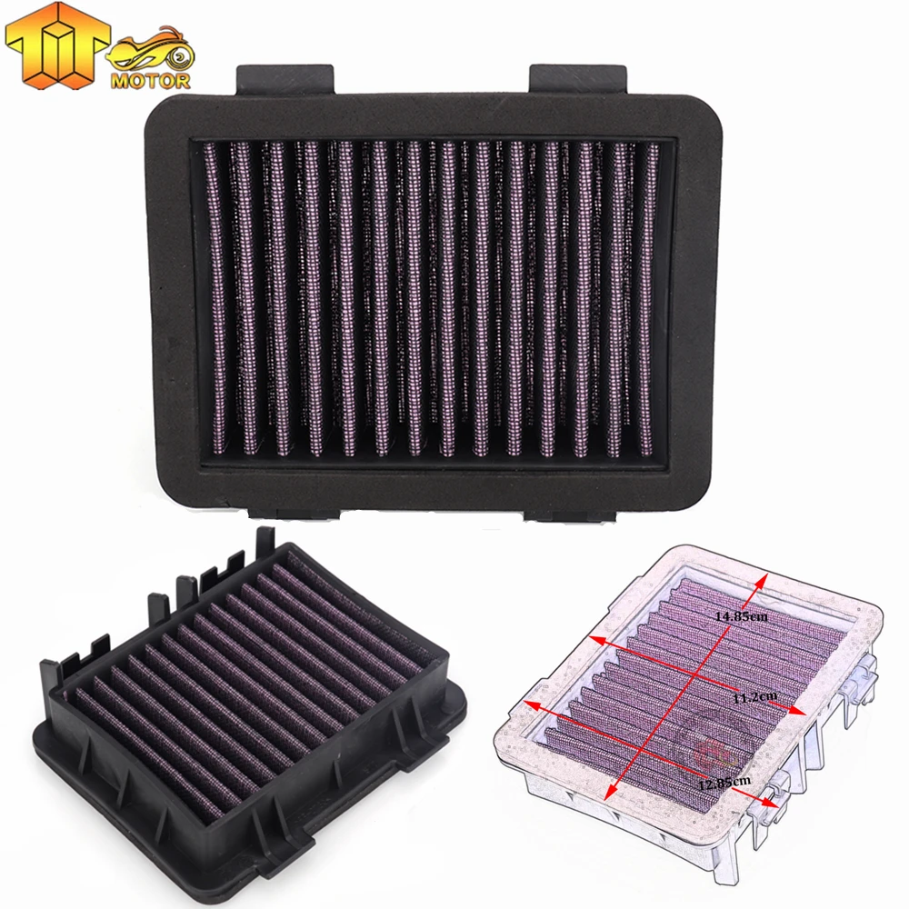 High Flow Air Filter Element For KTM 390 Adventure 125 200 250 Duke 390 For Husqvarna 401 Vitpilen 200 250 Svartpilen 2017-2023