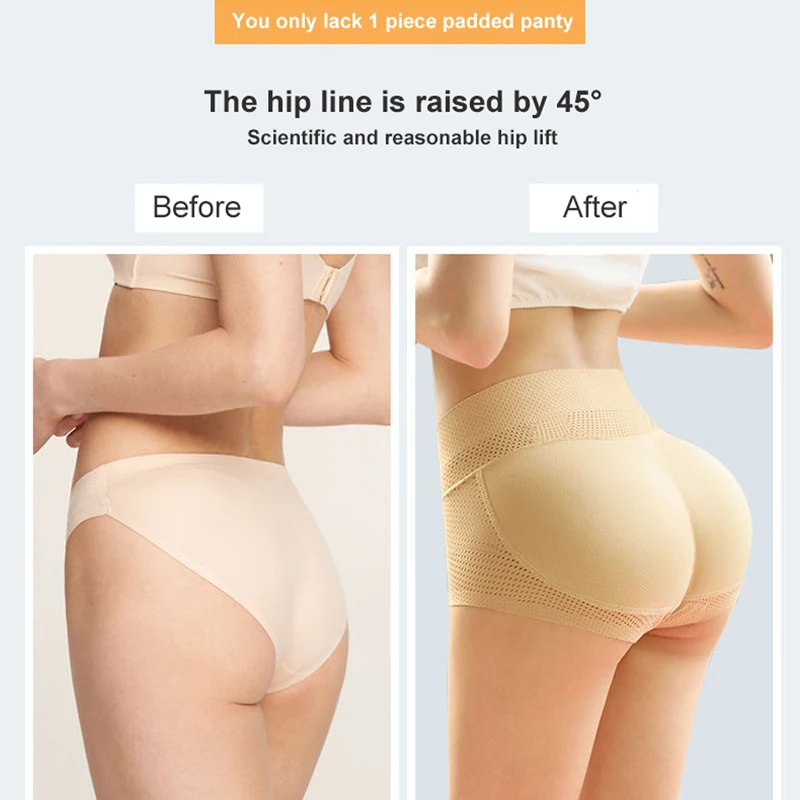 Butt Lifter Shaper Panties Hip Pads Shapewear Fake Buttocks Push Up Shorts Faja Waist Trainer Body Shapers Lingerie For Women