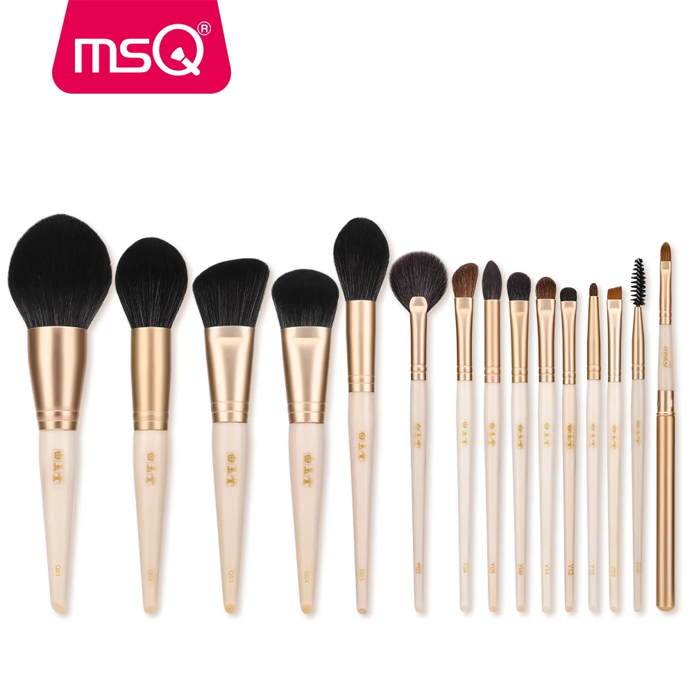 MSQ Makeup Brushes Sets Foundation Powder Sculpting Eyelashes Brush Eyeshadow Blending Natural Hair Professional Beauty Make up