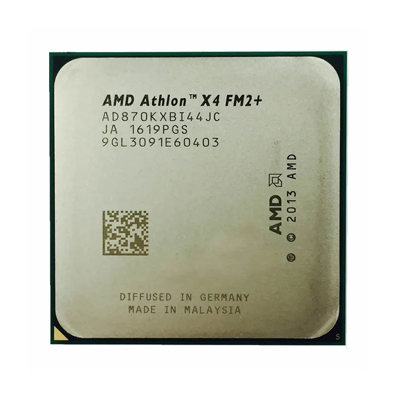 

Процессор AMD Athlon X4 870K, 3,9 ГГц, 95 Вт, разъем FM2 +, четырехъядерный процессор для настольного компьютера AD870KXBI44JC