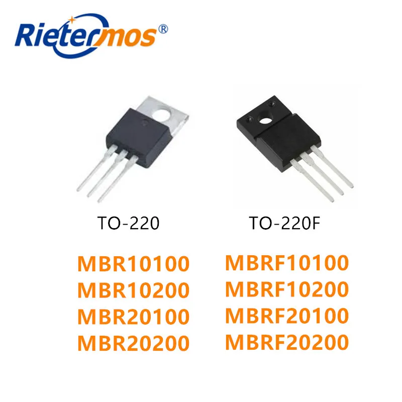 100PCS MBR10100 MBRF10100 MBR10200 MBRF10200 MBR20100 MBRF20100 MBR20200 MBRF20200 TO-220 TO-220F 고품질
