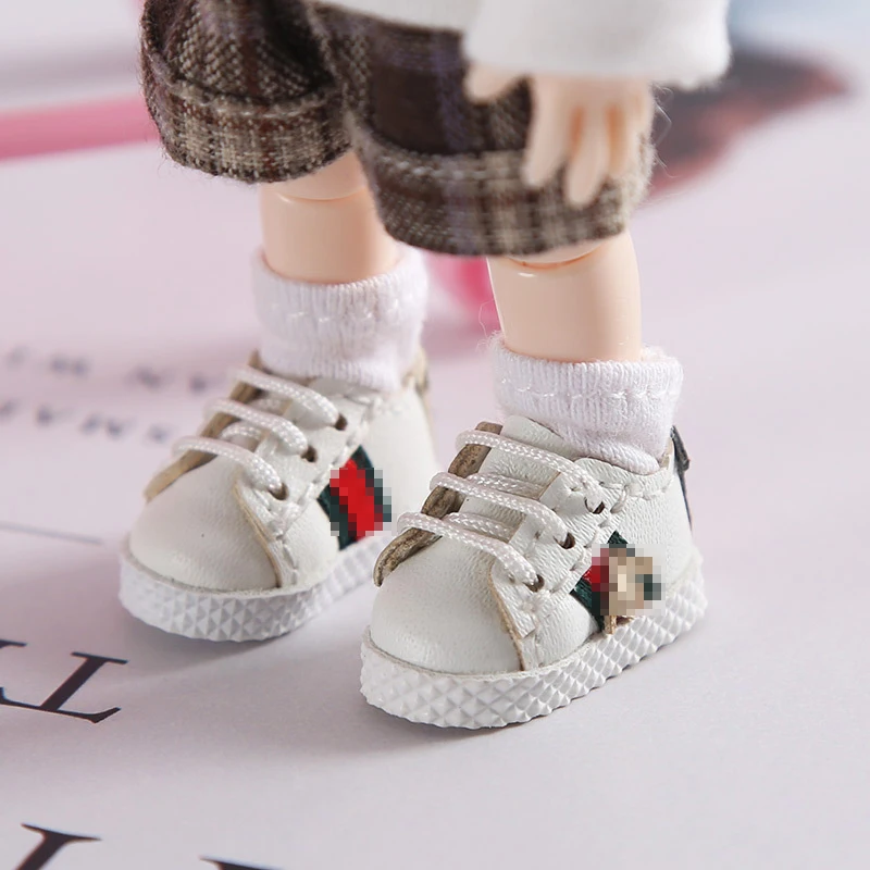 

New Ob11 shoes Fashion Doll shoes Bee casual shoes Fit for obitsu11, GSC, Molly,1/12 bjd Doll Accessories Toys Gifts