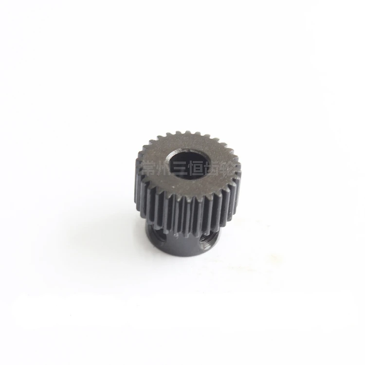 013 0.5 Modulus Spur Gear 30 Tooth Hole 6 Top Wire Hole M4 Steel Gear Metal Gear Custom Processing