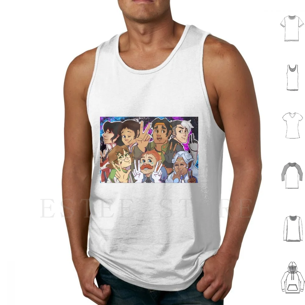 V For Voltron Tank Tops Vest Sleeveless V Voltron Keith Kogane Yorak Pidge Katie Holt Lance Mcclain Coran Hunk Garrett Alura