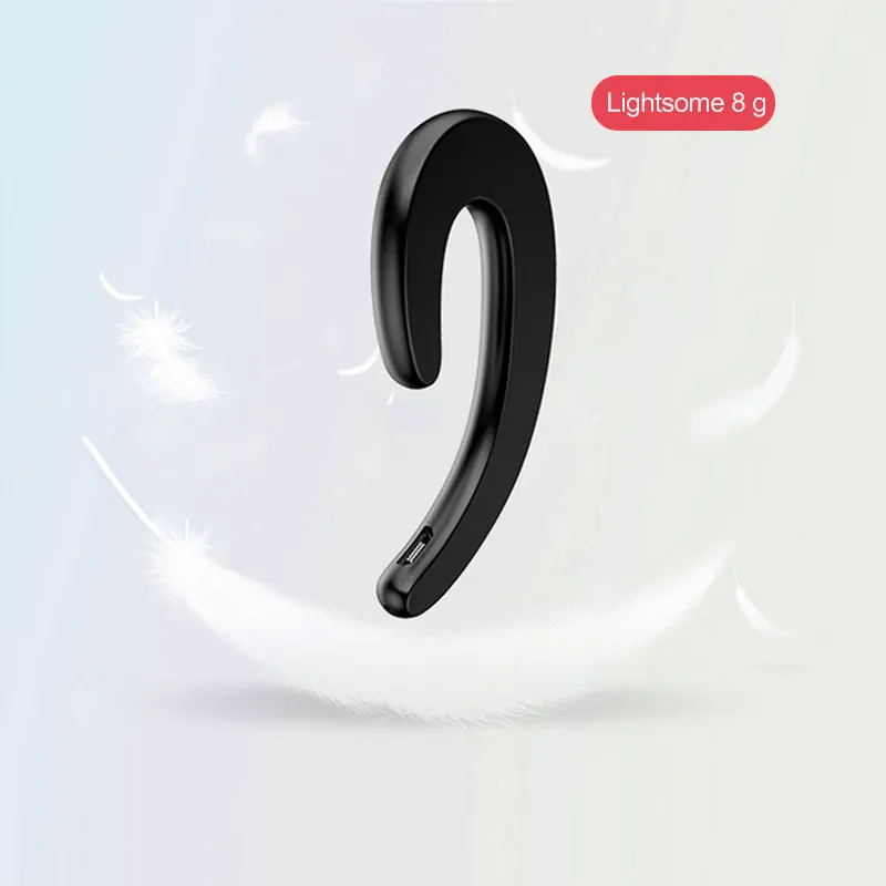 Waterproof Wireless Bluetooth 4.2 Earphones Bone Conduction Stereo Headset Sports Headphone Driving Earpiece earbuds with Mic