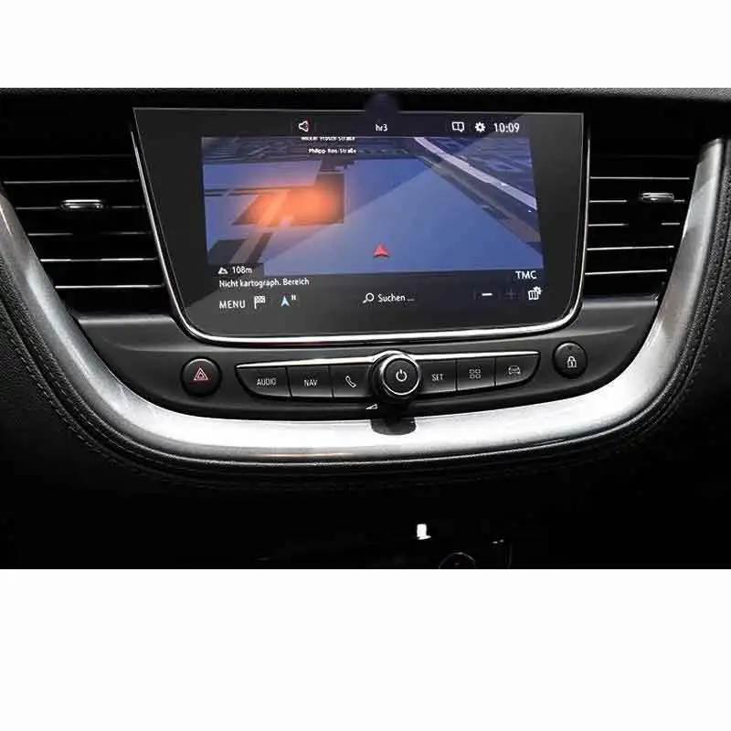 For Opel Grandland X 2017 2018 2019 2020 7 Inch 8 Inch GPS Navigation Control of LCD Screen Tempered Glass Protective Film