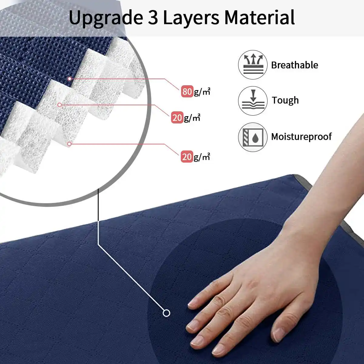 Zipper Clothes Quilt Storage Boxes Organizer Box Dustproof Storage Bags  Sorting Pouches Clothes Closet Container Home 6Packs