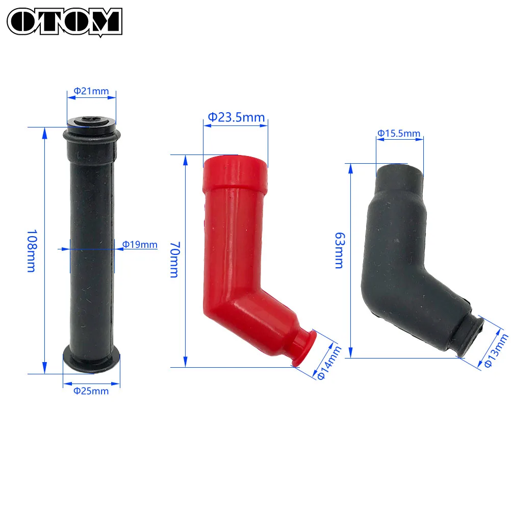 OTOM High Performance Spark Plug Cap Connector Ignition Coil Tip Cover Rubber For 50cc 110cc 125cc 140cc 160cc Pit Dirt Bike