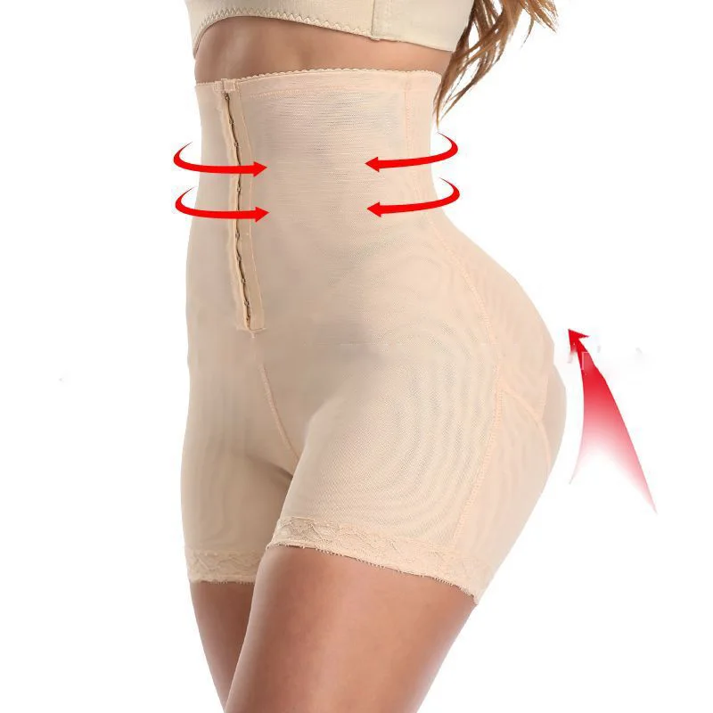 

Butt Lifter Shaper Elegant Women Underwear Control Shorts High Waist Seamless Mid-Calf Panties Fat Burner Weight Loss