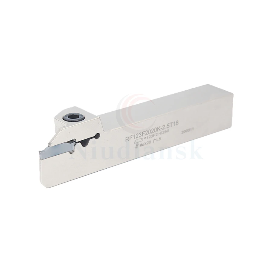 Portaherramientas de ranurado de RF123E1616-2T17, herramienta de torno CNC, RF123G2525M-3T20, RF123F2020K-2.5T18, Arbor RF123, 1 ud.