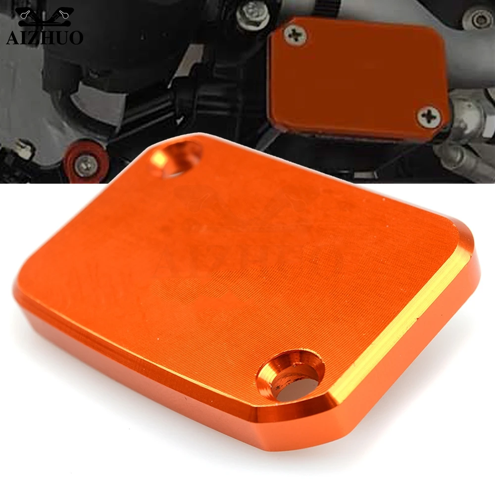 

For 390 2013 2014 2015 2016 125 200 Orange CNC Aluminum Motorcycle Front Brake Reservoir Fluid Tank Cover All Year