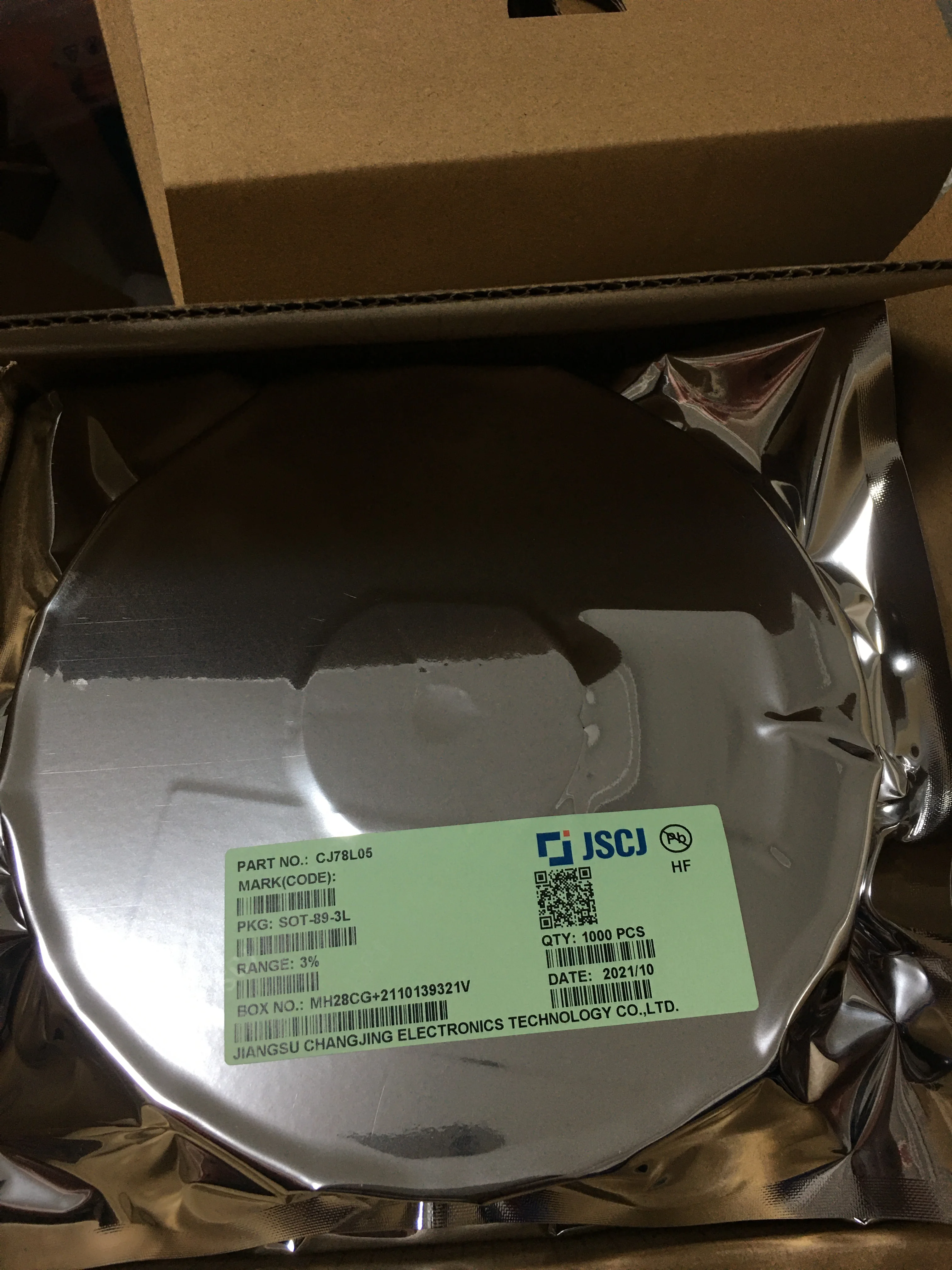 CJ78L05 SOT89 CJ original original LR78L05A 1000pcs