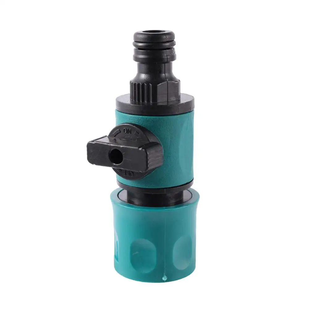 16Mm Garden Hose Pipe In-Line Faucet Tap Shut Off Valve Fitting Watering Agriculture Irrigation Quick Connector With Valve 1Pc