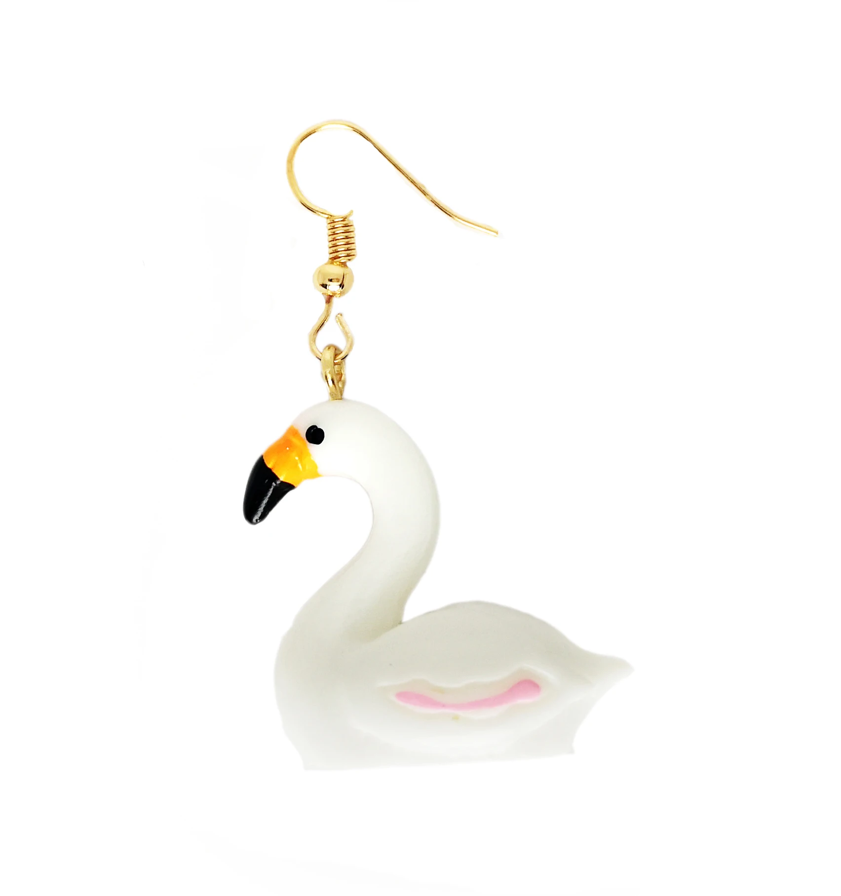 Earring For Women Resin Drop Custom Made Handmade Cute Girls Gift Eardrop Fun Cat Paw Cartoon 3D Animal Rabbit Duck