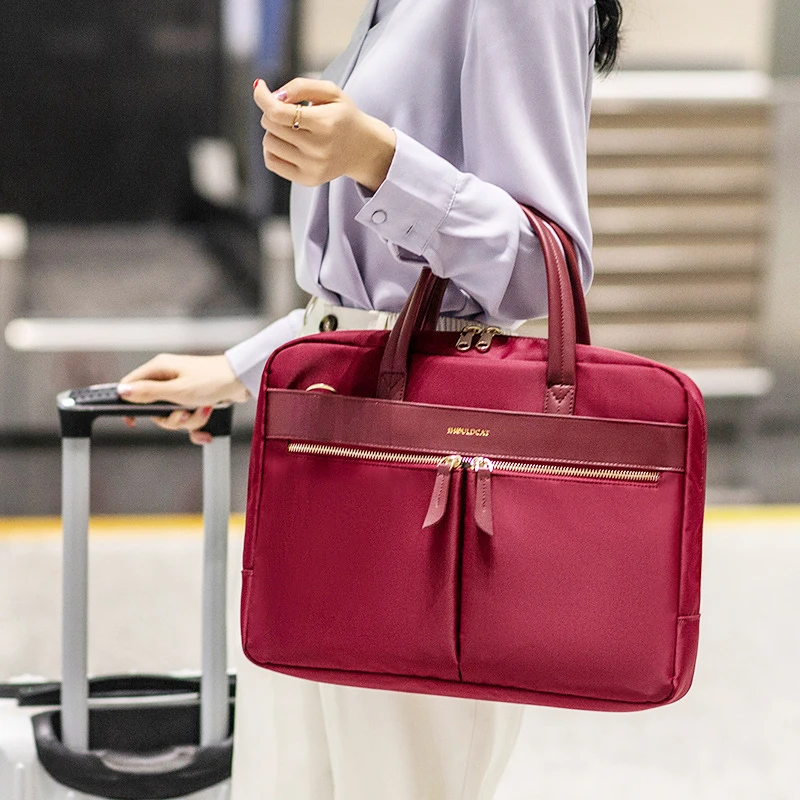 Torba na laptopa Lenovo Huawei Matebook Apple Dell 13.3 14.3 15.6 16 cal Asus teczka Notebook ramię podróży służbowych torebki — zdjęcie 5