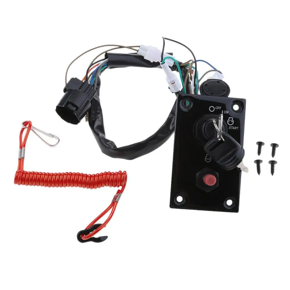 Ignition Key Switch Panel 37100-96J24 For Suzuki Outboard Single  PANEL ASSY, ENGINE SW