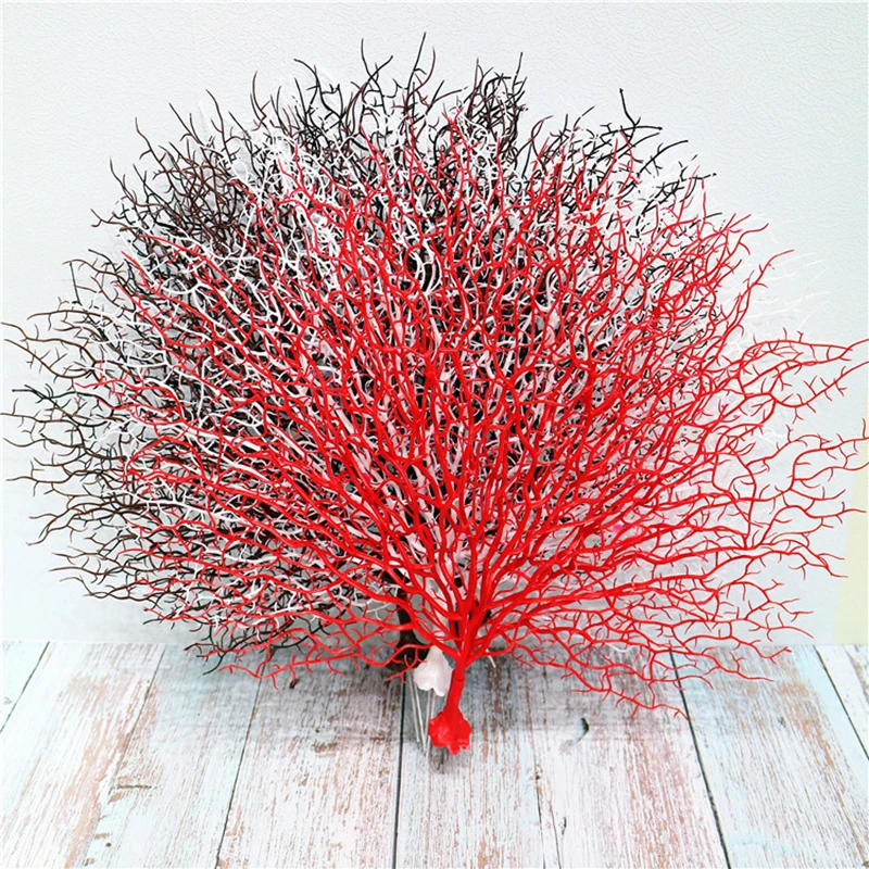 1pc Peacock Coral Branch Artificial Plants for Wedding Party Supplies Home Decorative Fake Flowers Garden Decoration