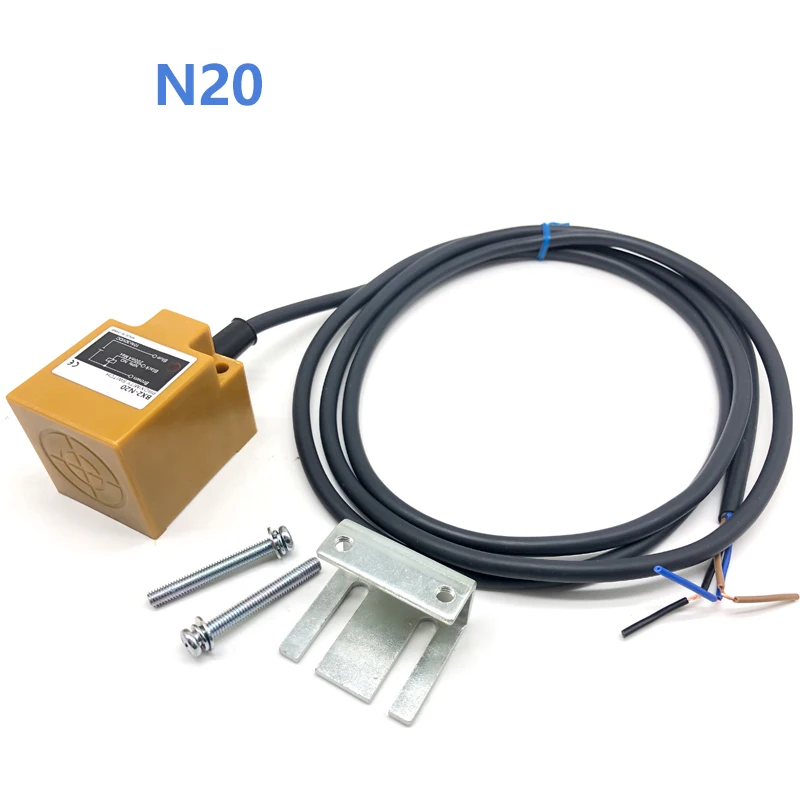 Taidacent DC12~24V Long Distance Proximity Sensor Metal Inductive Limit Switch 3 Wire NPN PNP Square Proximity Sensor