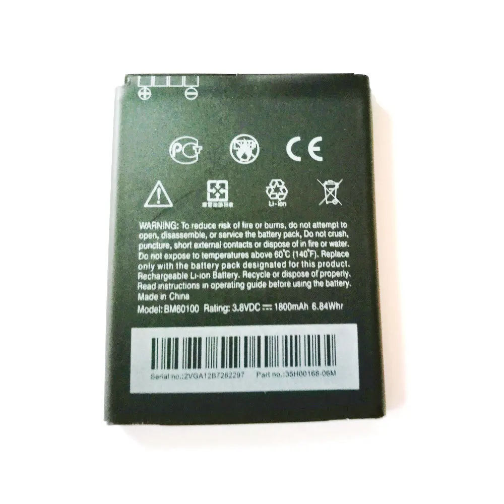 WESTROCK High Quality Battery BM60100  for  HTC Desire 400 / 400 Dual SIM 500 Desire 500 One SV C520e One SU T528t/D/W  Phone