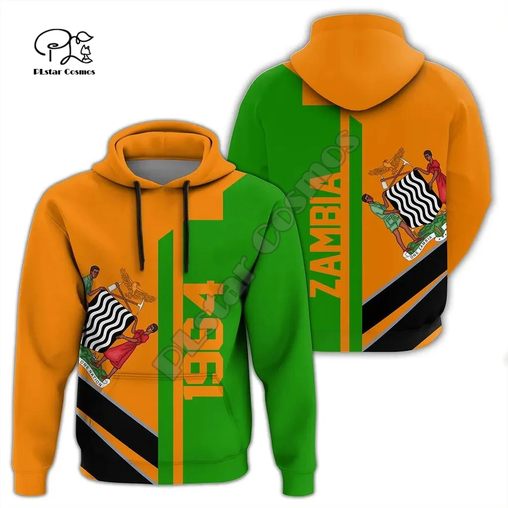 

PLstar Cosmos Newest Africa Zambia Country Flag Tribe Culture Tattoo Pullover 3DPrint Men/Women Harajuku Autumn Funny Hoodies A4