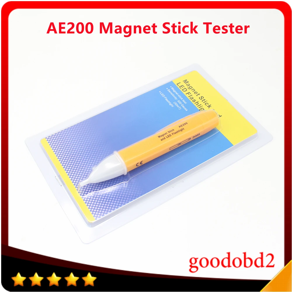 Acheheng AE200 Magnetic Testing Pen Gauss Solenoid Valve Testing Magnetic Rod Automobile Relay Magnetic Gauss Testing Pen A