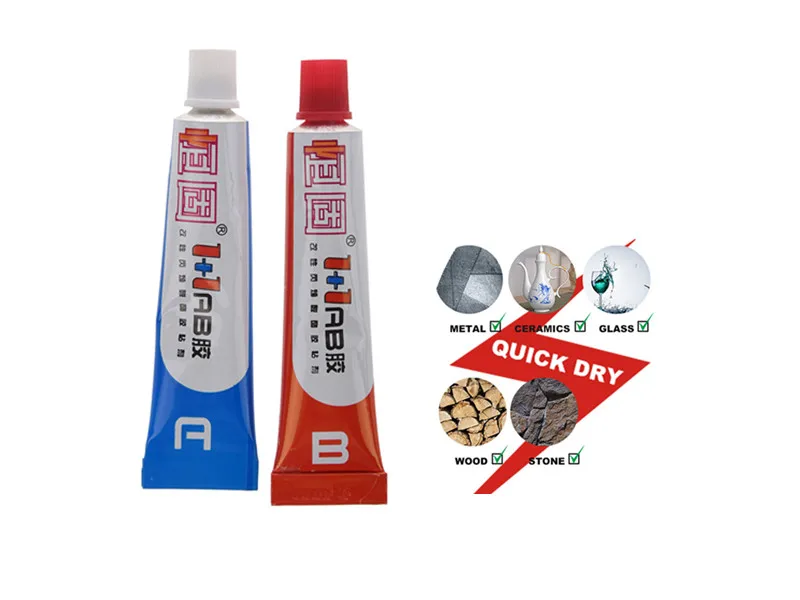 3 PCS Multi-purpose Strong Adhesive A B Epoxy Resin Glue for Plastic Metal Ceramic