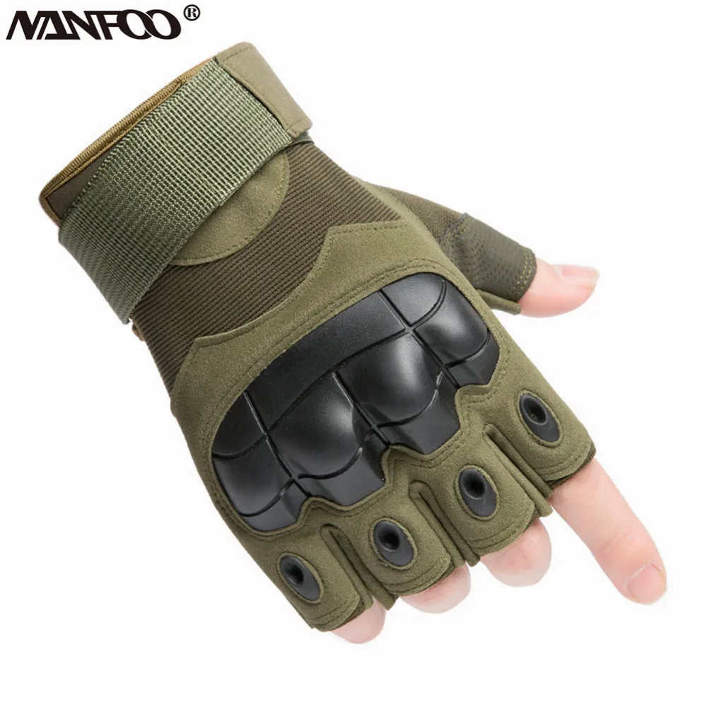 Professional Military Combat Tactical Gloves Motorcycle Finger Cut Gloves Sniper Gloves Wear-Resistant  Rock Climbing Mittens