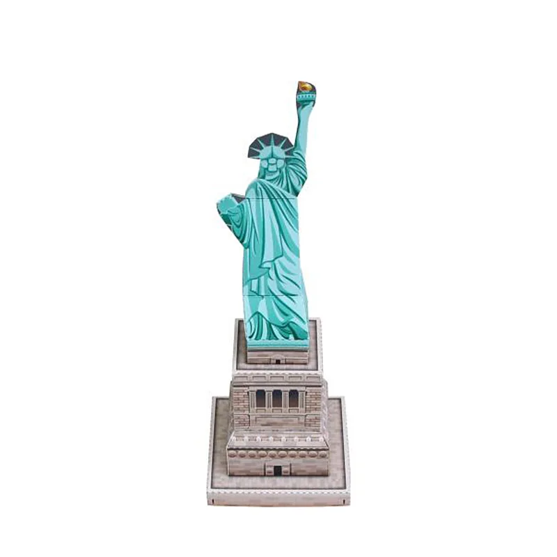 United States Statue of Liberty Folding Mini 3D Paper Model Papercraft DIY Art Origami Building Kids Adult Craft Toys QD-131