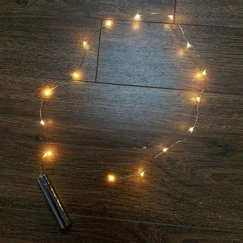 Wine Bottle Lights Cork Shape Starry Warm White LED String Lights