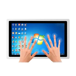 21.5 Inch Industrial Panel Mini all-in-one PC Embedded Tablet Computer with Capacitive Screen 8G RAM 128G SSD Wifi Com