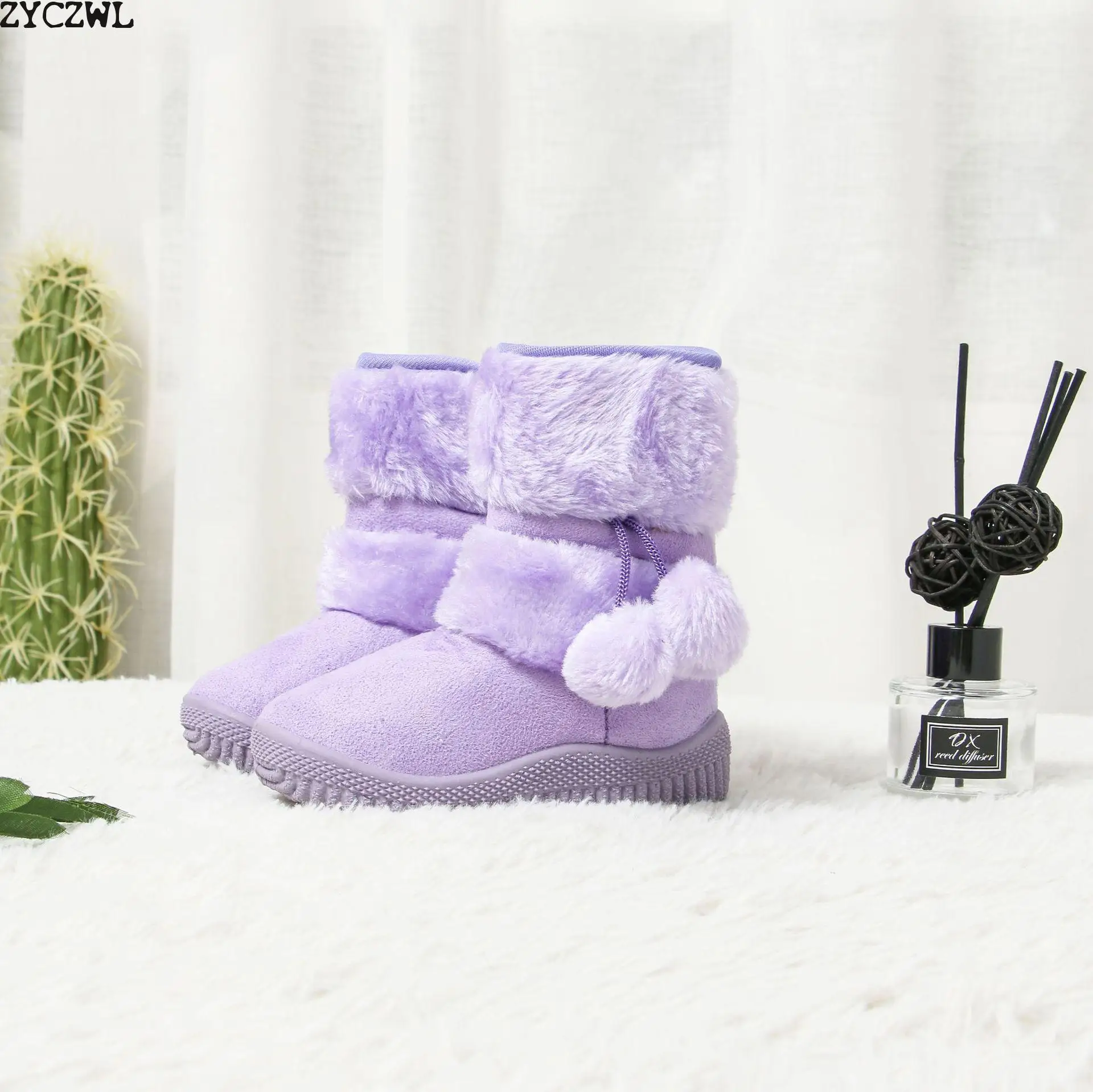 2023 Winter Baby Boys Girls Classic Comfortable Cotton Shoes Kids Keep Warm Boots Teenage Children Snow Boots