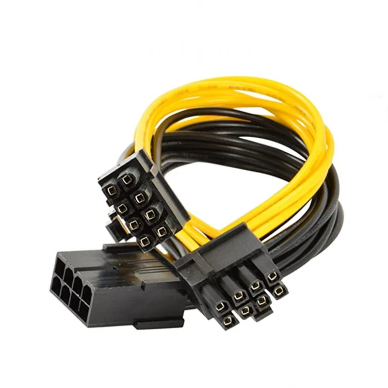 

PCIe 8-контактный разъем PCI Express, двойной 2X 8-контактный (6 + 2) адаптер питания, Y-разветвитель, Удлинительный кабель