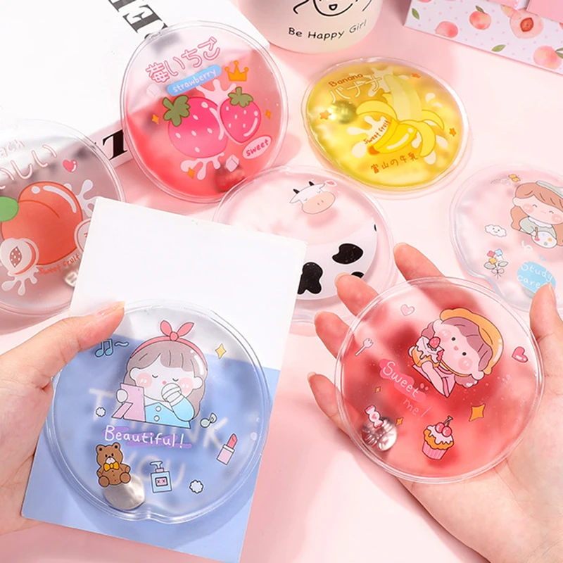 Mini Winter Reusable Gel Hand Warmer Warm-fitting and Fast Self-Heating Handbag Cute Cartoon Instant Self Heating Pack Warmer