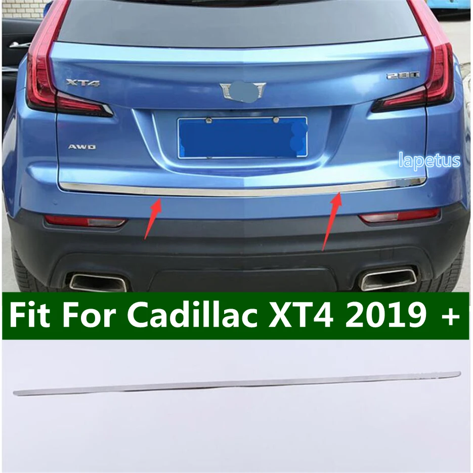 

Lapetus Tail Gate Door Cover Trim Rear Trunk Molding Bezel Styling Garnish Cover Trim Fit For Cadillac XT4 2019 2020 2021 2022