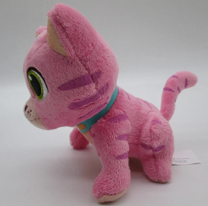 Disney Doc McStuffins Whispers the Cat Pink Plush Kitten Just Play Pet