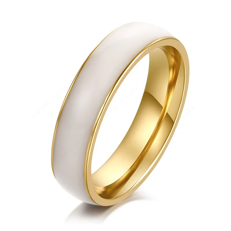 QianBei New Arrival Stainless Steel Ring For Women Man Anniversary Classic Fine Jewelry Gifts