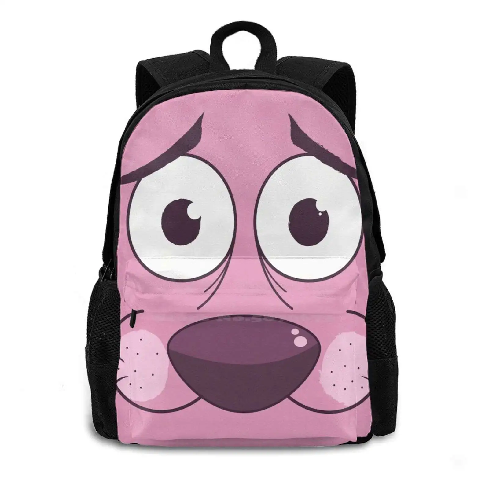 Courage Women Men Teens Laptop Travel School Bags Courage Cartoon Cartoon Cute Colorfull Minimalist Simple