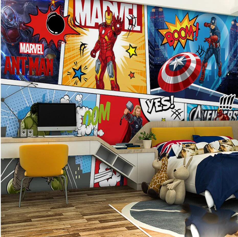 Custom wallpaper 3D photo wall 8D mural children room bedroom boy background decorative painting wall covering