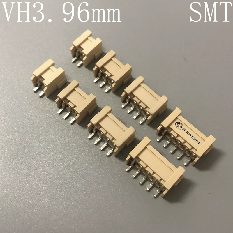 10PCS VH3.96mm Connector 3.96mm 2P/3P/4P/5P SMT receptacle Horizontal SMT receptacle connector with latch