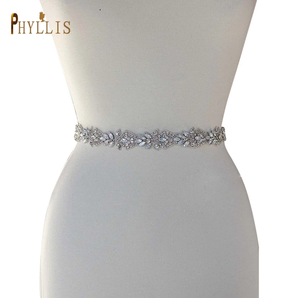 S10 Rhinestone Bridal Belt Wedding Sash Belt Woman\'s Formal Dress Belt Party Dress Belt Wedding Accessories Bride Waist Belts