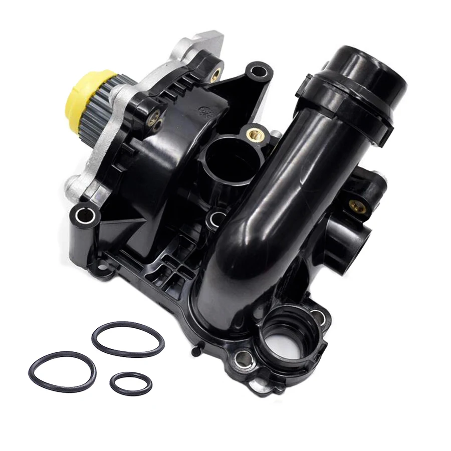 Engine Water Pump Thermostat Assembly Aluminum Housing For VW Passat Golf GTI Tiguan Jetta1.8T 2.0T