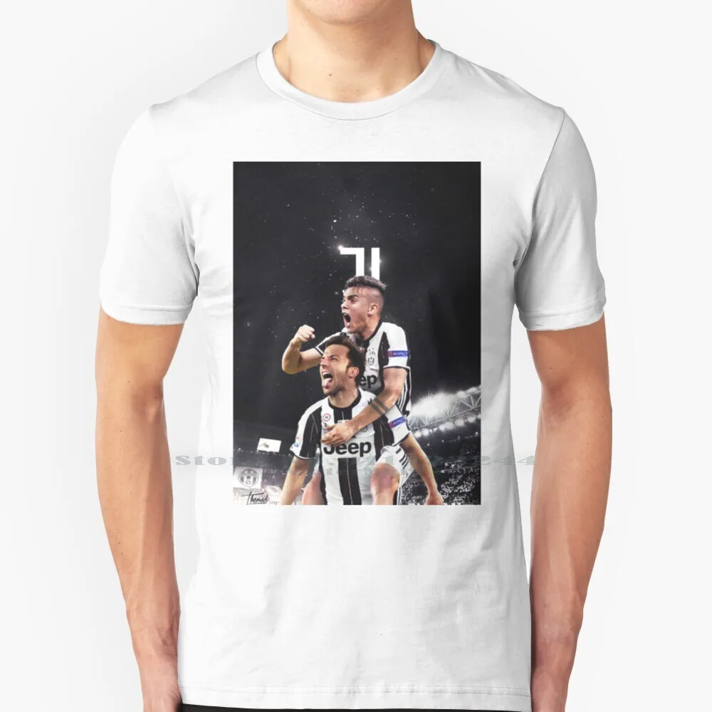 What If / Color Version 100% Cotton T Shirt Del Piero Alex Del Piero Adp 10 La Joya Paulo Dybala Fans Bianconeri Vecchia