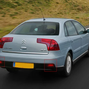 Angragon-Led Reflecting Light Bumper Rear, Smoken Lens for Citroen C1, C5, Peugeot 107, 206, 607, Expert, Fiat, Scudo, Black, PAR 12 MAIN SALES LED LED LANGER PEUGEOT 206 - №7