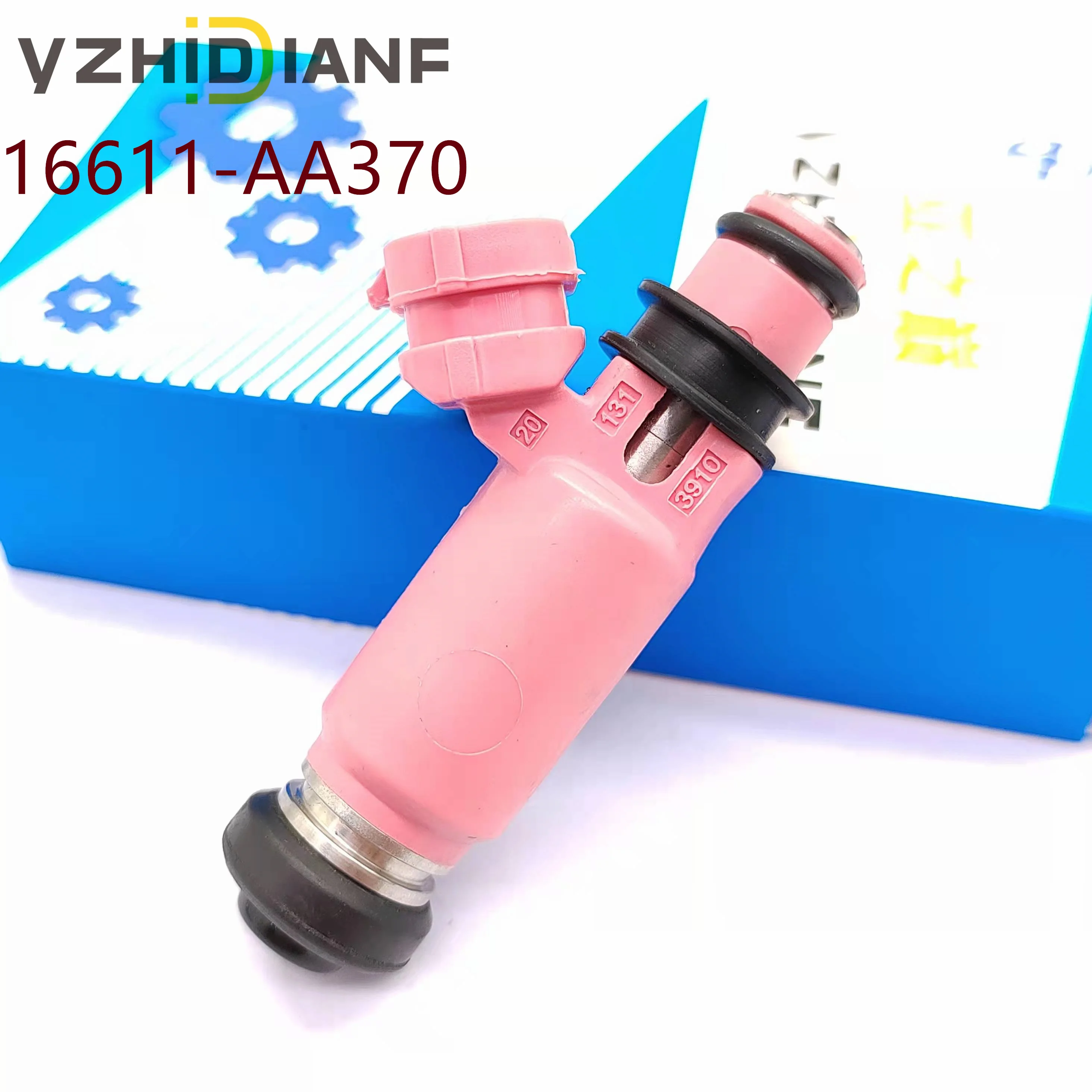 1x 1955003910 New Pink 565cc Fuel Injectors For STI-WRX Forester-16611-AA370 195500-3910 16611AA370 Car Parts