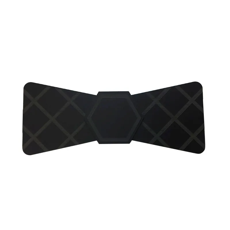 Mirror Bow Tie Wooden Embossed Pattern Acrylic Mirror Metallic Self Tie Bow Tie Gift Box Wedding Bow Tie Women Tuxedo